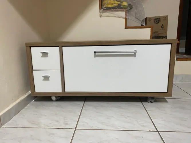 Móvel baixo pequeno para Lavanderia, Banheiro,  Sala ou Quarto