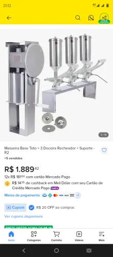 kit churros masseira + 3 doceira + suporte