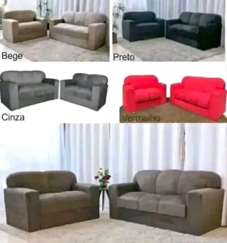 Sofá conjunto xaropinho - novo direto de fã fica - barato ! Diversas cores 