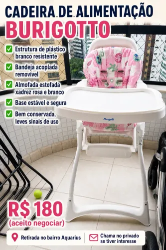 CADEIRA ALIMENTAÇÃO BURIGOTTO