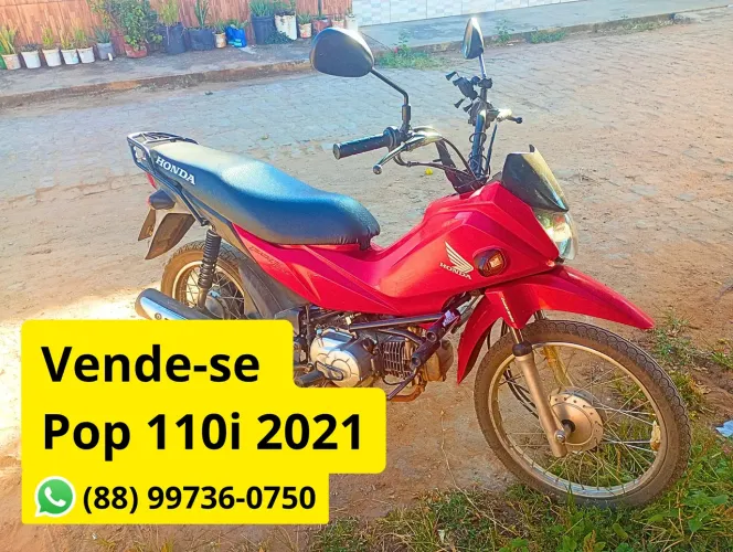Vendo Pop 110i, 2021, toda em dias e de único dono.