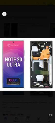 TELA COM ARO NOTE 20 ULTRA 5G