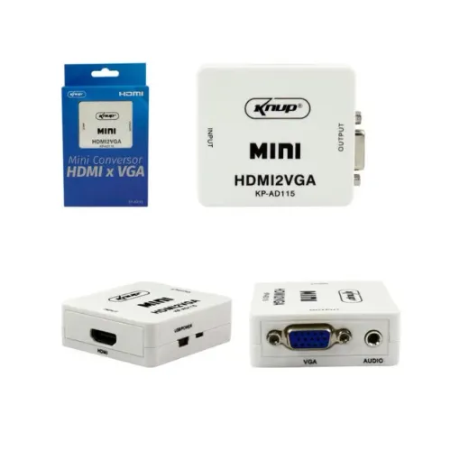 Conversor HDMI para VGA 1080P Knup