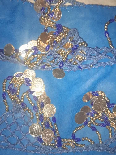 Lote de 5 Xales de Dança do Ventre