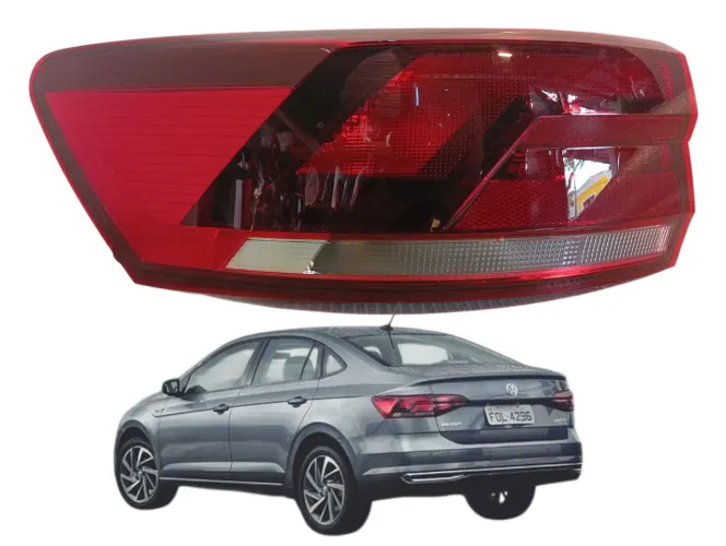 Lanterna Traseira Esquedo Volkswagen Virtus 2017 a 2024 Original 