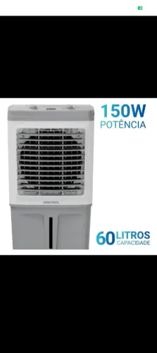 Climatizador Ventisol 60 litros lacrado com nota fiscal e garantia 01 ano.