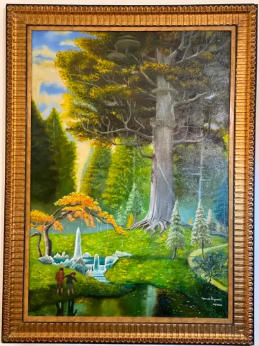 Quadro inspirado em Senhor dos Anéis 