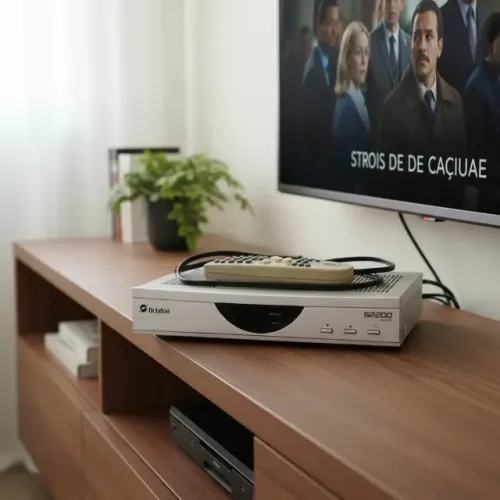 Receptor Analógico Tv Aberta Orbisat S2200 Plus III Parabólica