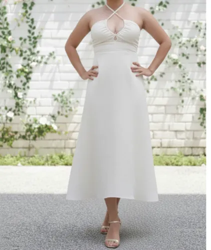 Vestido Hering novo linho 