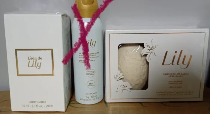 Kit o Boticário Lily