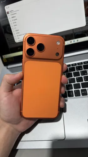iPhone 17 pro max laranja 100% bateria perfeito estado