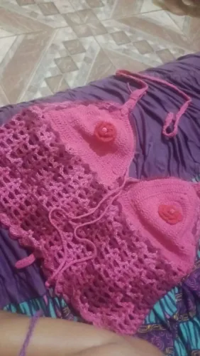 vendo roupas de crochê nunca usadas