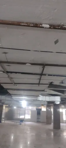 Tubulação de ar condicionado montada
