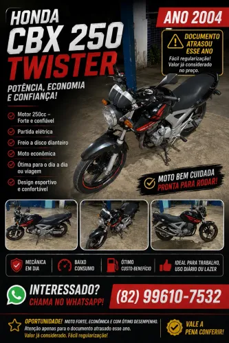 Moto 2004 em ótimo preço - oportunidade! ?