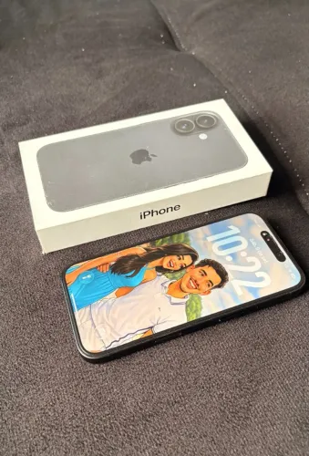 iPhone 16 128GB Preto - Estado de Novo + Caixa (Usado)