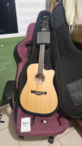 Violão Tagima Sunset Tampo Maciço + Cordas Elixir 0.11 + Acessórios (Estado de Novo)