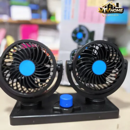 Ventilador Duplo Para Carro + Entrega Grátis