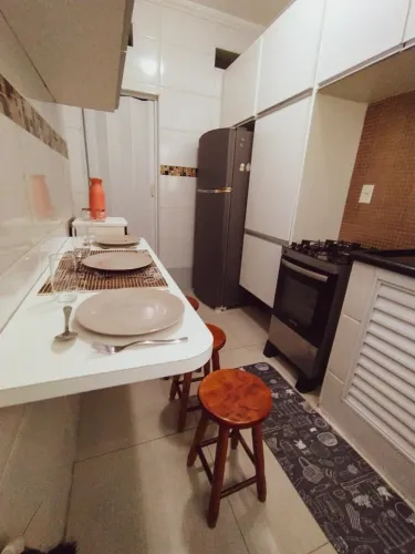Kitnet Mobiliada para Locação Definitiva - Vila Caiçara | Praia Grande/SP