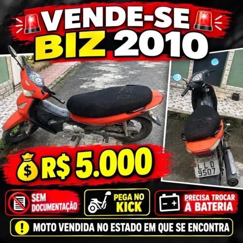 BIZ 125 vermelha