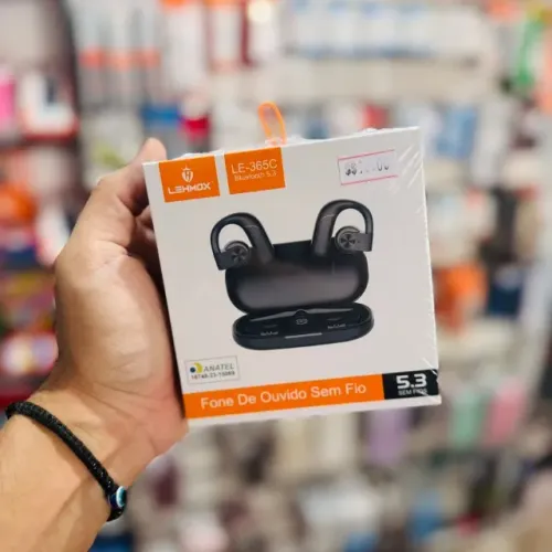 Fone de ouvido Bluetooth  - LEHMOX LEF-365C - com Gancho para Orelha