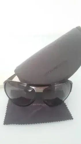 Óculos (Original )Emporio Armani EA 9487/S Metal Preto (Novo)