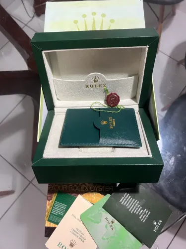 Caixa Relogio Rolex e Omega 