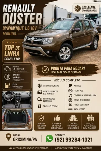 Renault Duster Dynamique 1.6 Hi-flex 16V Mec. 2016