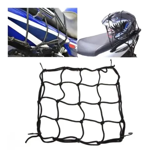 Rede Elástica Para Moto Bagageiro Capacete