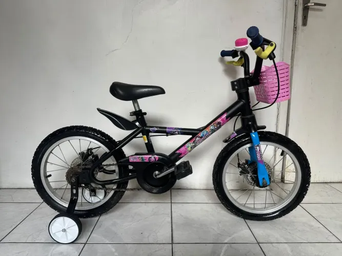 Bicicleta aro 16 freios a disco