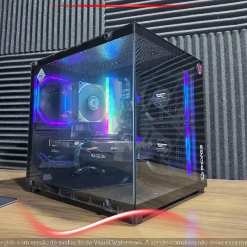 PC Gamer Ryzen 5 5500 RX 6600 16GB 512GB NVMe ARGB