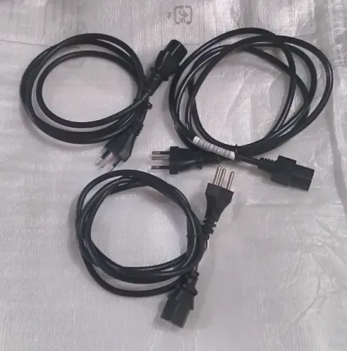 Cabo de Força 3 Pinos para PC/Fonte/Monitor