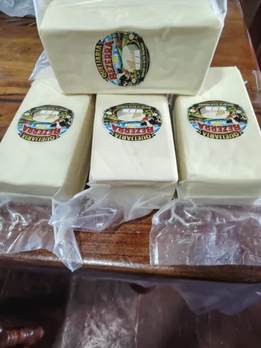 Queijo coalho embalado a vácuo