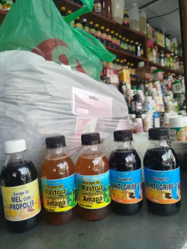 Xaropes e produtos naturais