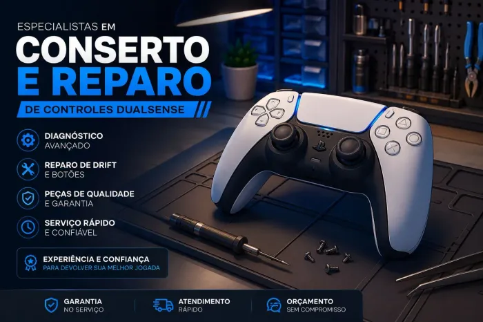 Conserto controle/joystick ps5/ps4/xbox