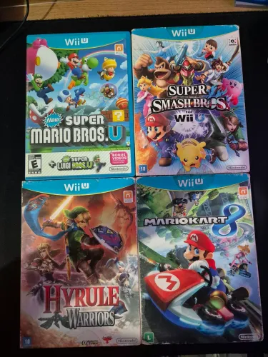 04 jogos originais Nintendo Wii U
