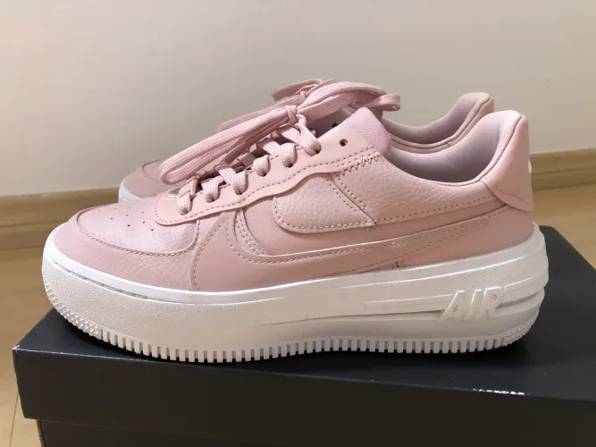 Nike Air Force 1 Platform Feminino Original Rosa 37