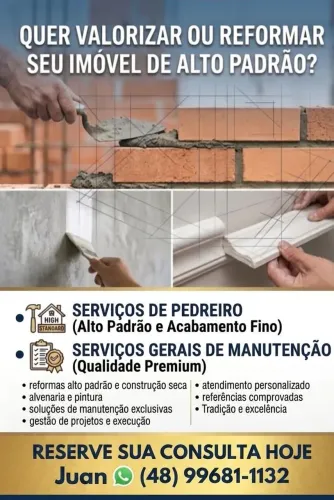 Pedreiro e serviço gerais Juan 