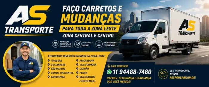 Mudança residencial e comercial
