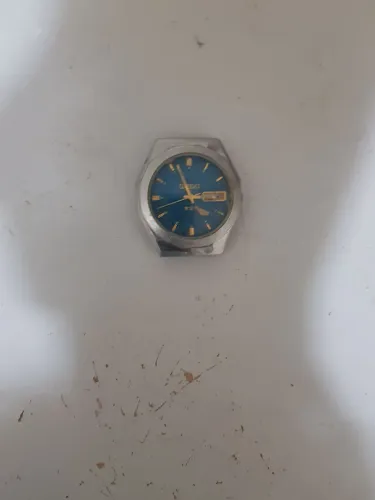 Orient 3 Estrelas Vintage Automático Azul - Colecionador/Restauração