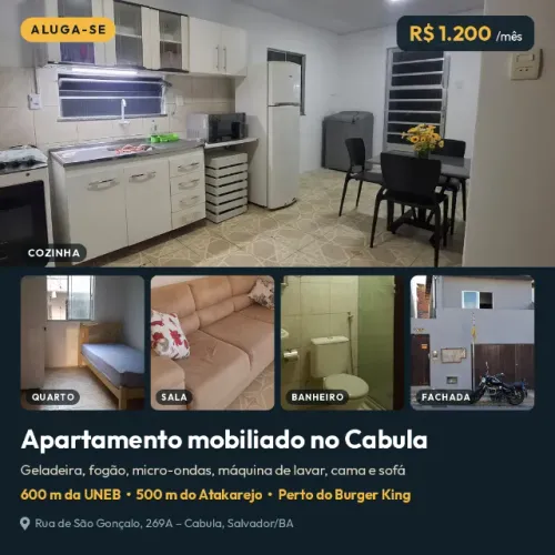 Aluguel Cabula - Mobiliado