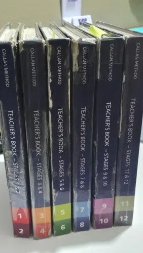 Livros Callan Method - Versão do Professor - Coleção Completa