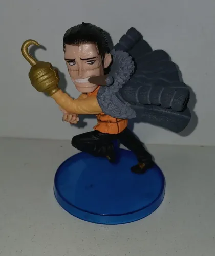 BONECO ACTION FIGURE MINIATURA ONE PIECE CROCODILE