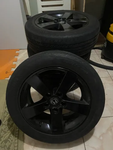 Jogo de Rodas Civic Aro 16 Black Piano