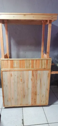 Carrinho para venda de lanches
