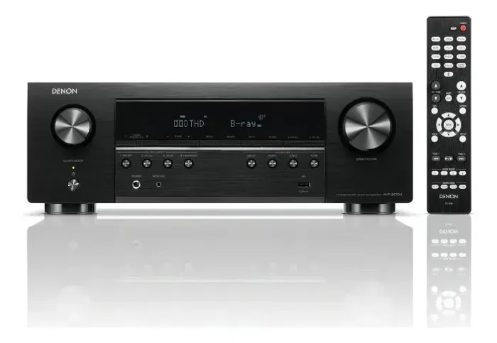 Receiver Denon AVR-S670H 5.2 Canais 135W 8K Ultra HD - 220V