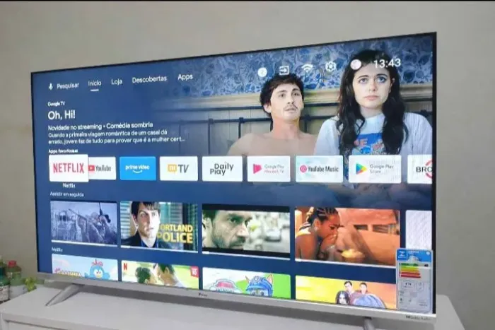 Smart tv 42 HDR Android Borda infinita aceito cartão faço entrega 