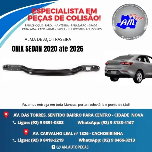 alma traseira ONIX PLUS SEDAN 20/26