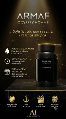 Perfume Masculino Importado Alta Fixação | Armaf Odyssey Homme EDP 100ml | Campinas