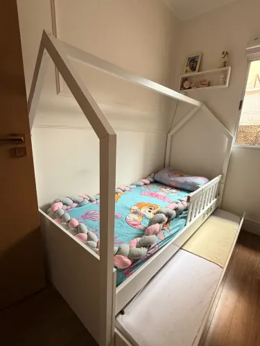 Bicama infantil casinha COM colchão