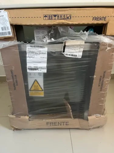 Forno a gás Brastemp 78L inox espelhado